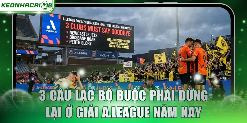 3 câu lạc bộ buộc phải dừng lại ở giải A.League năm nay