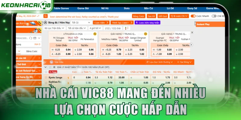 Đa dạng các hình thức cược thể thao cho bạn lựa chọn