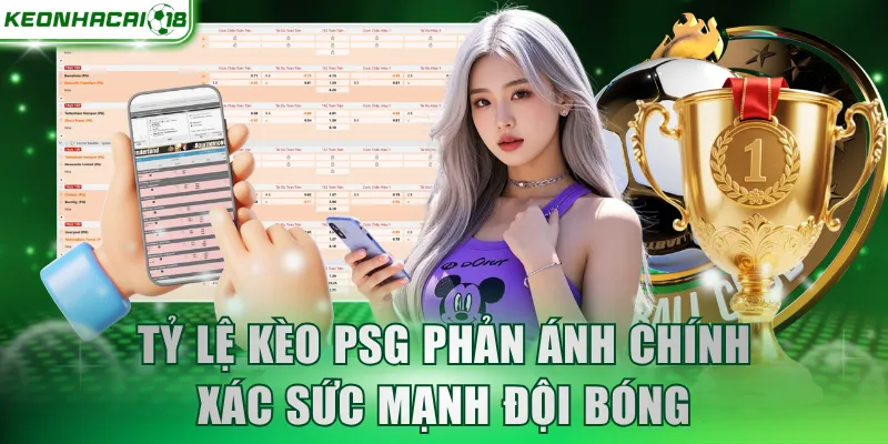Tỷ lệ kèo PSG phản ánh chính xác sức mạnh đội bóng